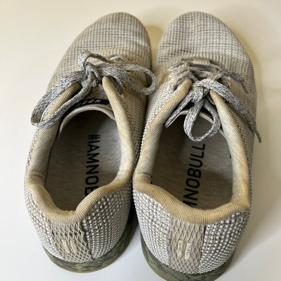 Nobull Athletic Trainer Shoes M9.5 W11 Unisex Gray Heather Camo Sole Lace Up - Picture 6 of 8